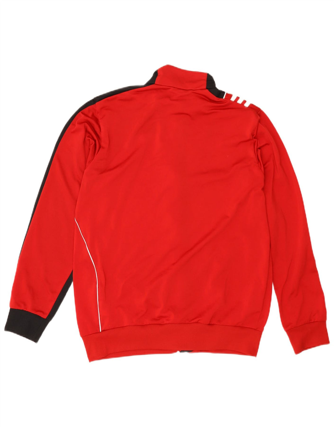 ADIDAS Veste de survêtement pour homme UK 38/40 Polyester color block rouge moyen