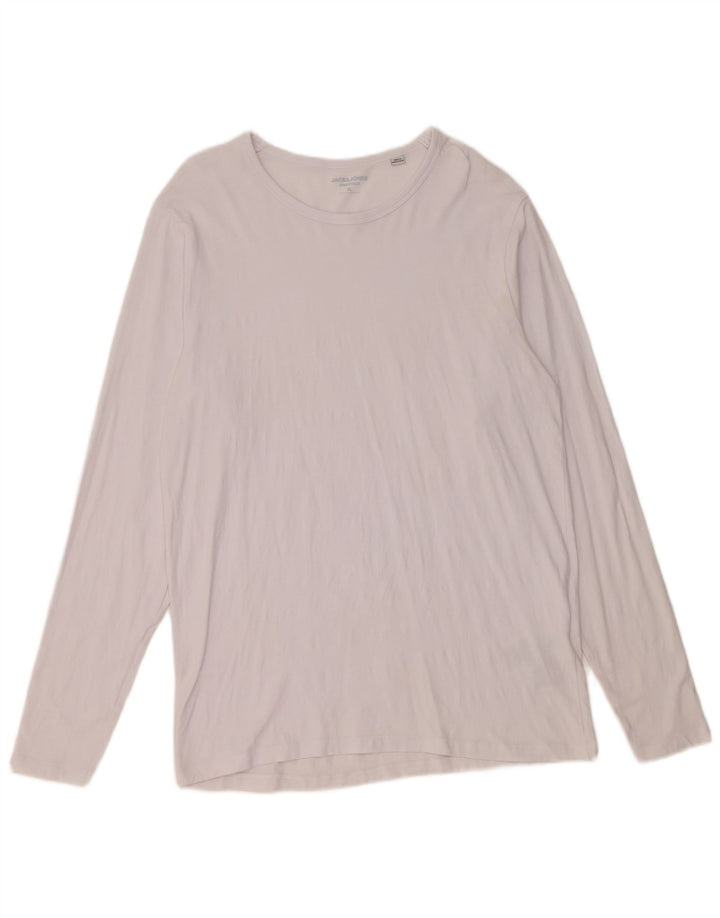 Jack & Jones Haut Homme Manches Longues XL Blanc Coton
