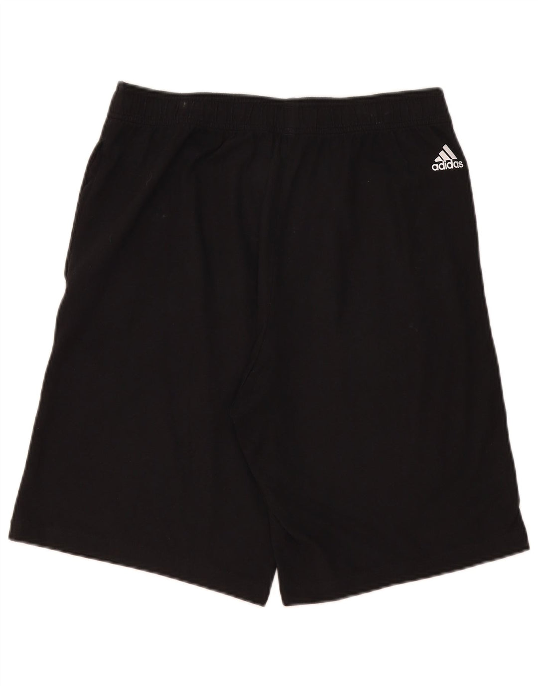 Adidas Short de sport graphique pour homme en coton noir moyen