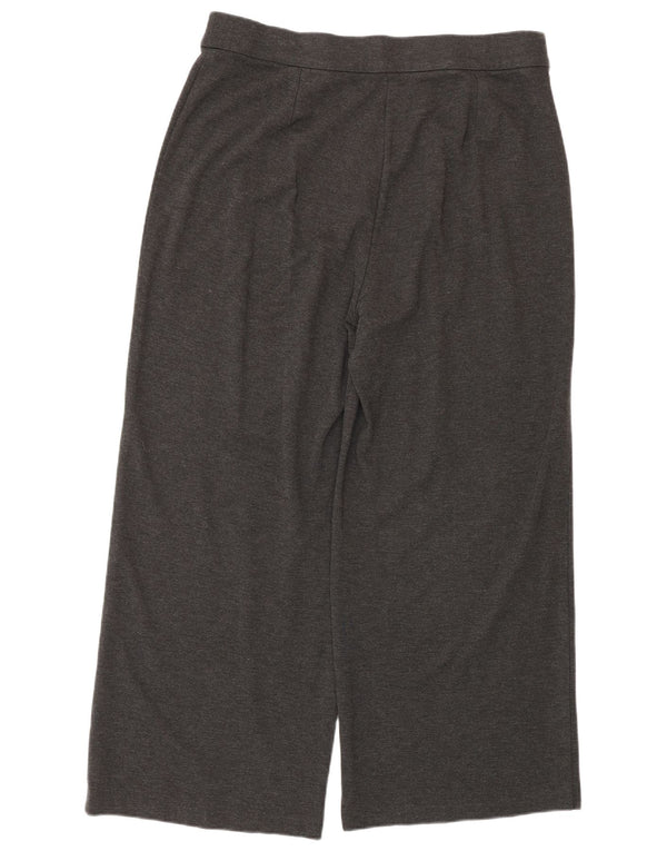 Marks & Spencer Pantalon large pour femme UK 18 XL W34 L28 Gris Polyester