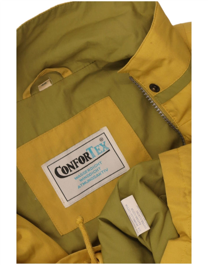 imperméable surdimensionné femme vintage EU 42 Grand polyester jaune