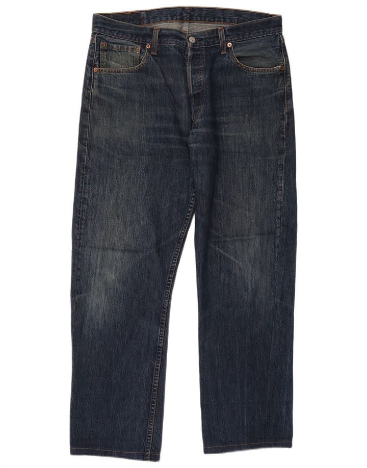Levi's Jean Droit 501 Homme Bleu W36 L28 Coton