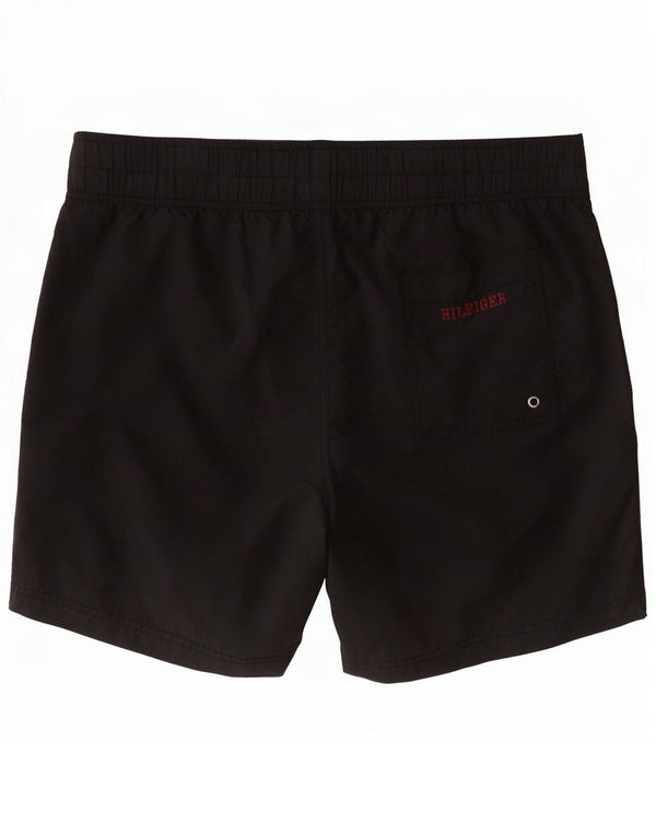 Tommy Hilfiger Short de bain XL pour homme en nylon color block noir