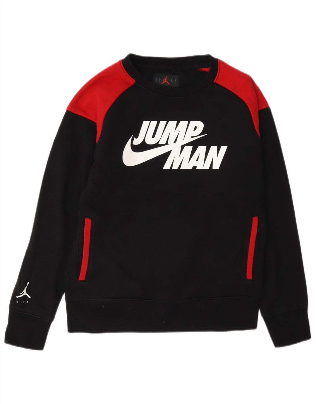 Jordan Sweat-shirt graphique pour garçon 10-11 ans Noir moyen colour block