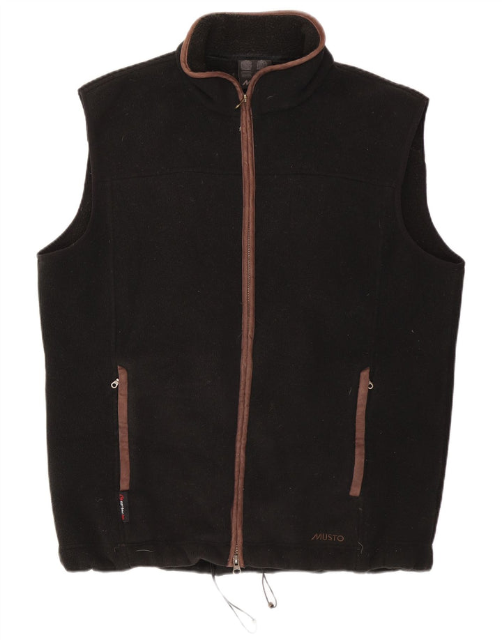 MUSTO Gilet Polaire Homme UK 42 XL Noir