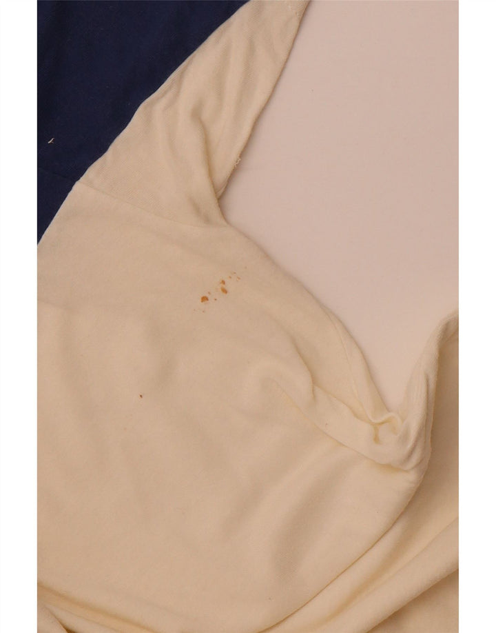 COLMAR T-Shirt Graphique Homme Blanc Colorblock Coton Sports