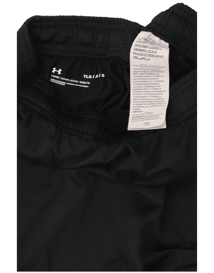 Under Armour Pantalon de Survêtement Garçon 11-12 ans Large Noir Polyester