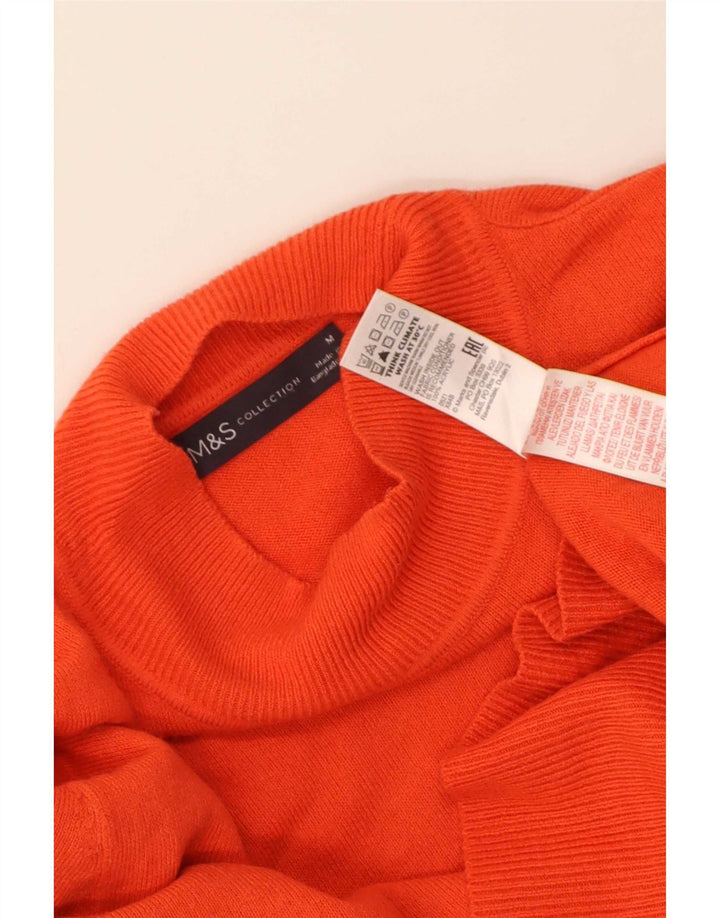 Marks & Spencer Pull col roulé pour femme UK 14 Orange moyen