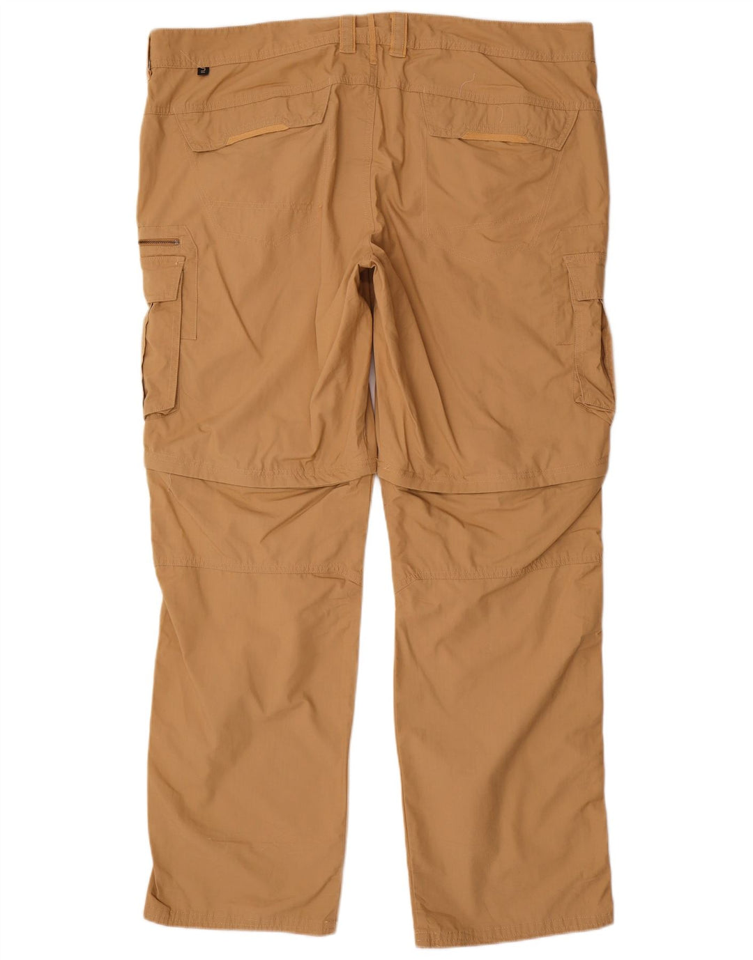 FORCLAZ Pantalon Cargo Droit Homme EU 54 2XL W44 L34 Beige Coton