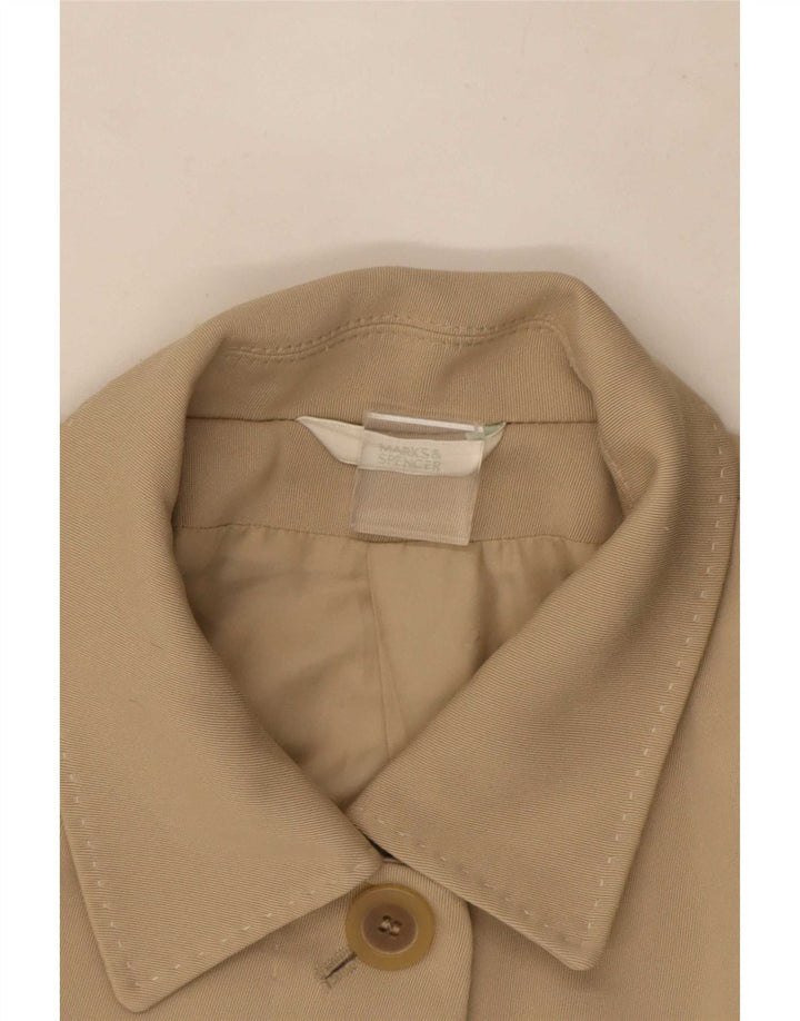 Marks & Spencer Manteau surdimensionné pour femme UK 14 Beige moyen