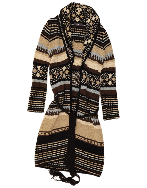 Mexx Cardigan Long pour Femme UK 6 XS Rayé Multicolore