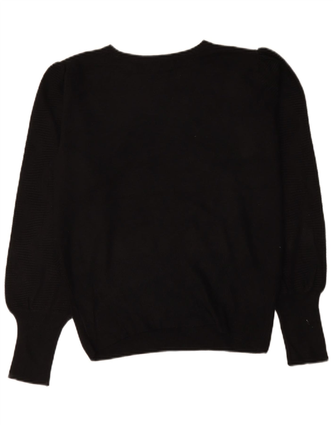 Marks & Spencer Pull col bateau pour femme UK 14 Viscose noir moyen