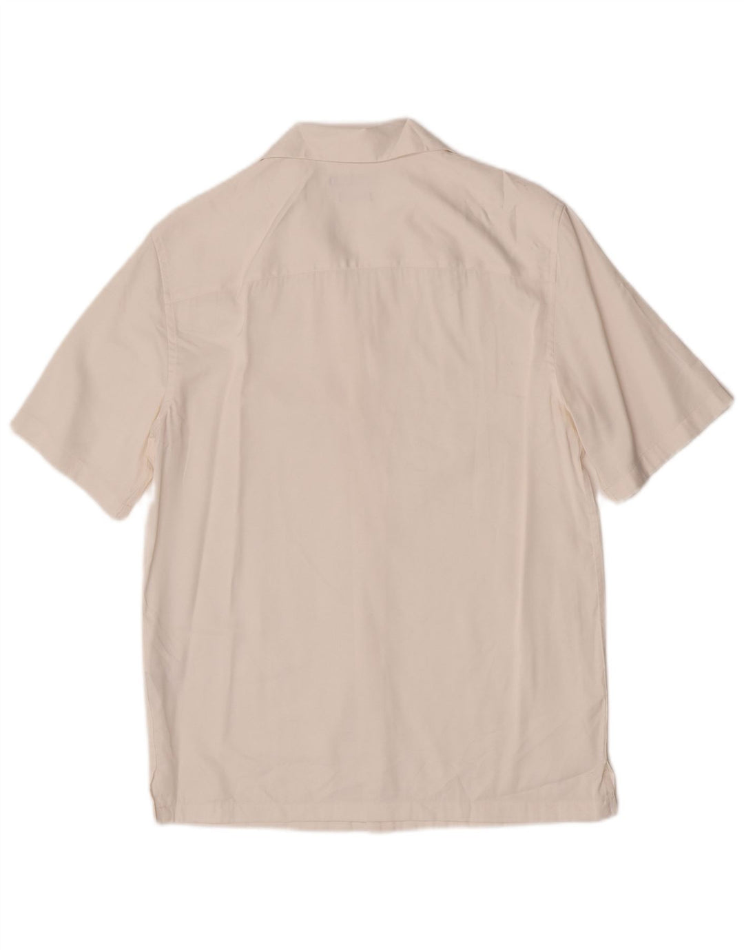 Zara Chemise À Manches Courtes Homme Petit Blanc Viscose