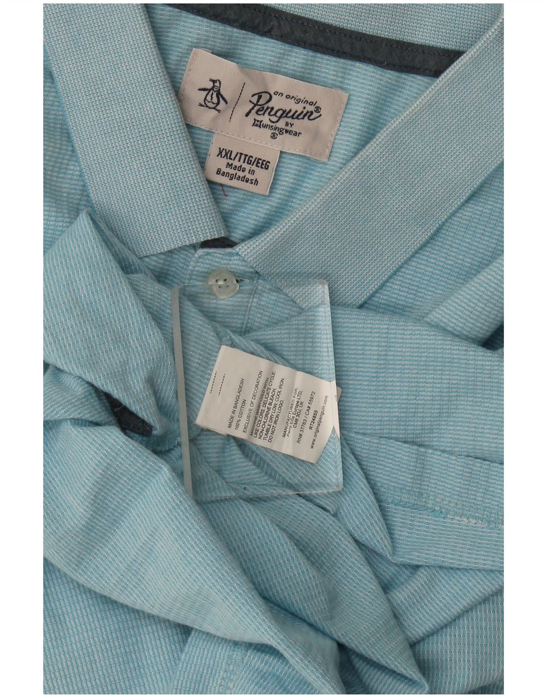 Penguin Polo Homme 2XL Bleu Coton