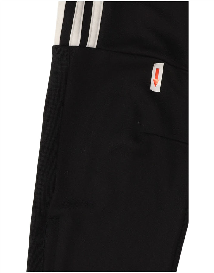 Adidas Pantalon de Survêtement Climalite Garçon 11-12 Ans Noir Moyen Polyester