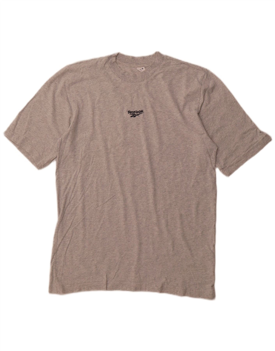REEBOK Mens Graphic T-Shirt Top Small Grey Cotton