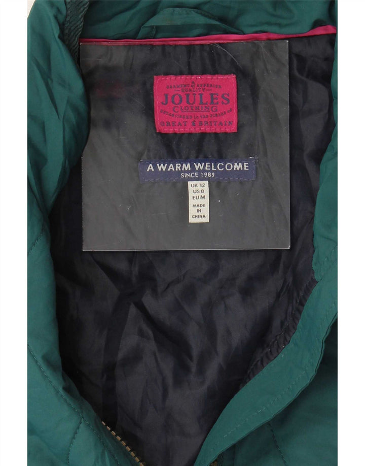 Joules Veste matelassée pour femme UK 12 Polyester vert moyen