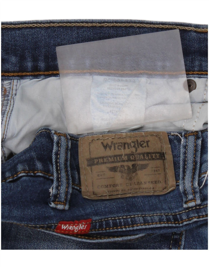 Wrangler Jean droit femme 34 L32 bleu coton