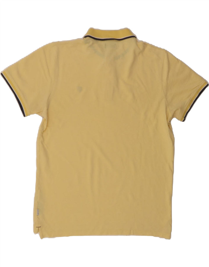 JACK & JONES Mens Polo Shirt Large Yellow Cotton Vintage Jack & Jones and Second-Hand Jack & Jones from Messina Hembry 
