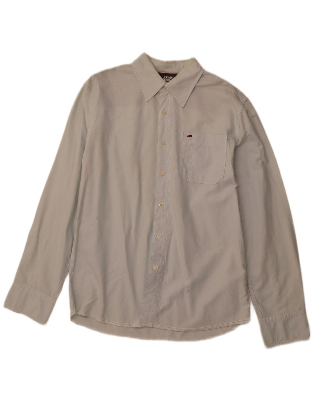 TOMMY HILFIGER Chemise Homme Large Vert Coton