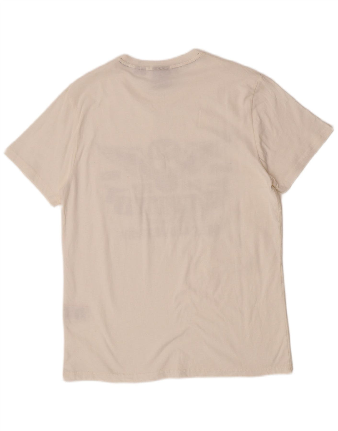 Superdry T-Shirt Graphique Top XL Coton Blanc Homme