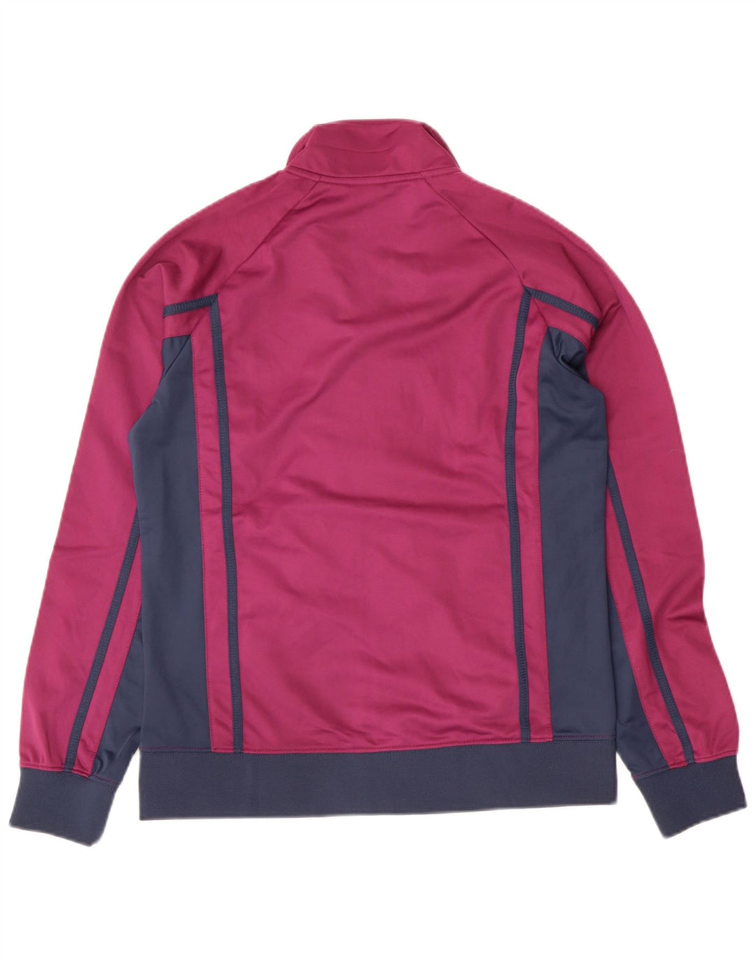 ASICS Veste de survêtement pour femme UK 14 Large Violet Colourblock Polyester