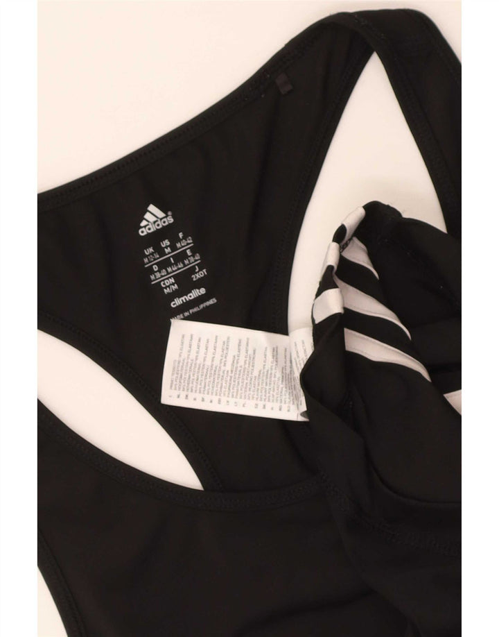 Adidas Femmes Climalite Débardeur UK 12/14 Moyen Noir Polyester