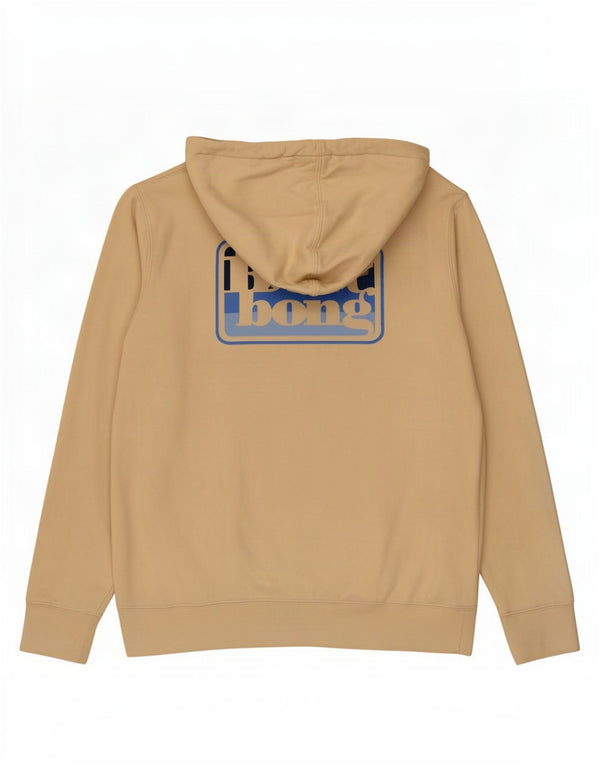 Billabong Pull à capuche graphique pour homme Petit coton beige