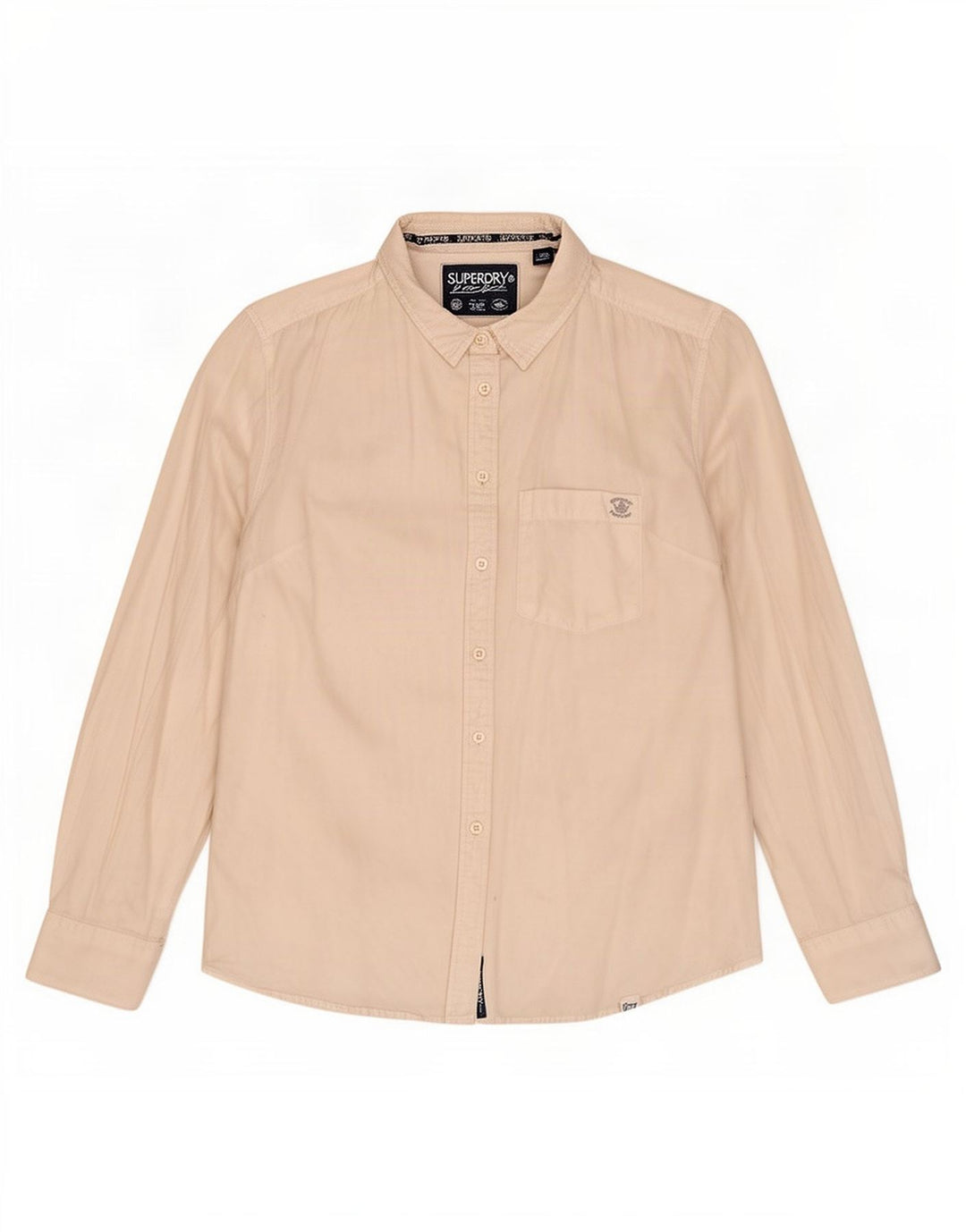 Superdry Chemise Femme UK 16 Large Blanc Coton