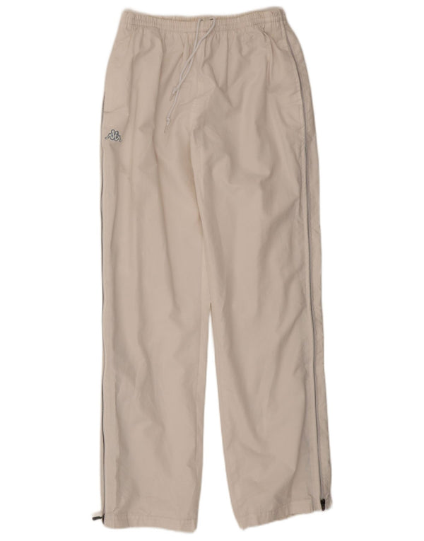 Kappa Pantalon de Survêtement Garçon Joggers 15-16 ans XL Blanc Polyester