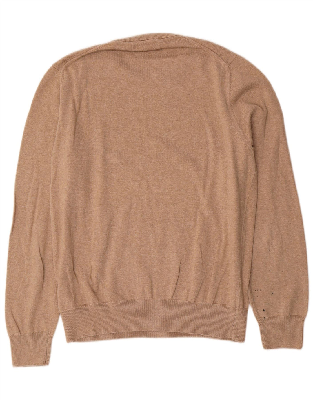 Marks & Spencer Pull col rond homme en coton beige moyen