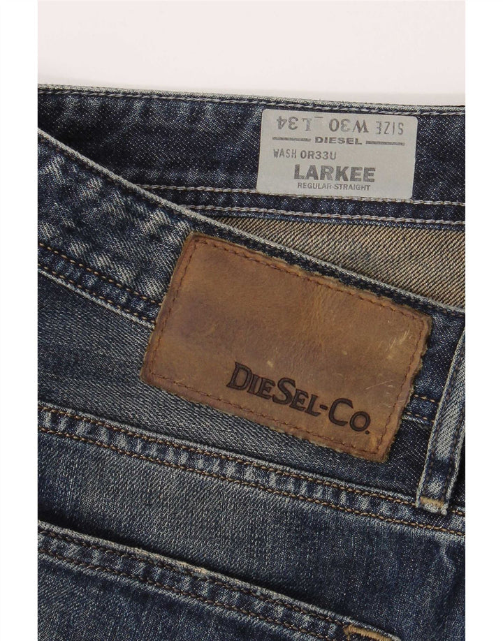 Diesel Jean Larkee Regular Droit W30 L34 Homme Bleu Coton