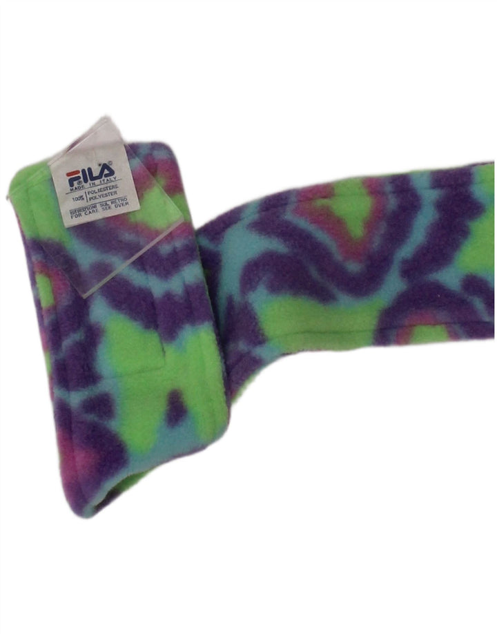Fila Bonnet bandeau en polaire pour femme Taille unique Polyester Tie Dye multicolore