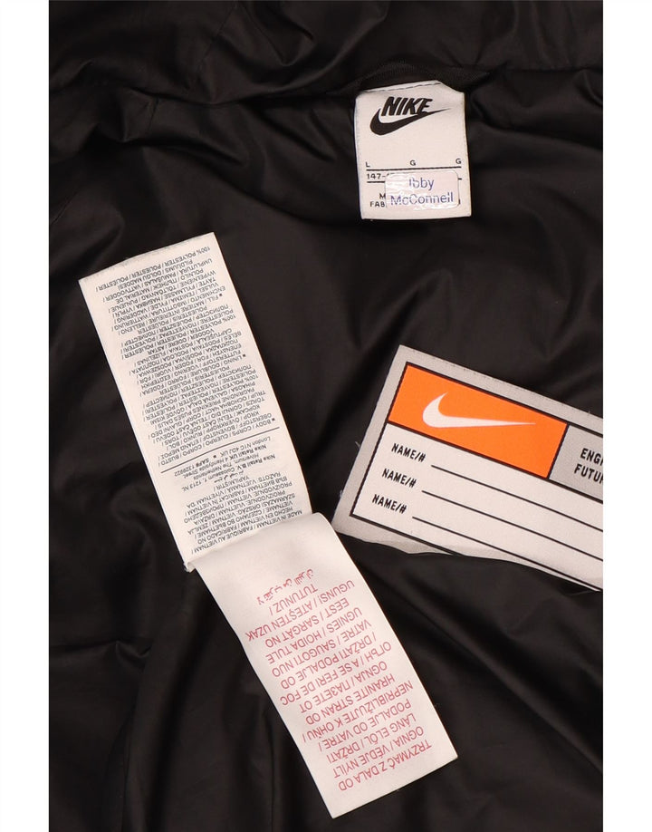 Nike Veste matelassée à capuche pour garçon 12-13 ans Large Noir Polyester