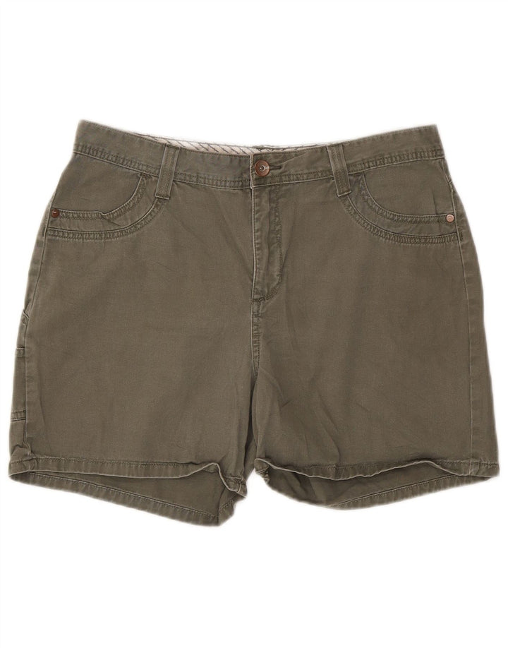 LEE Short cargo pour femme US 12 Large W32 Coton kaki
