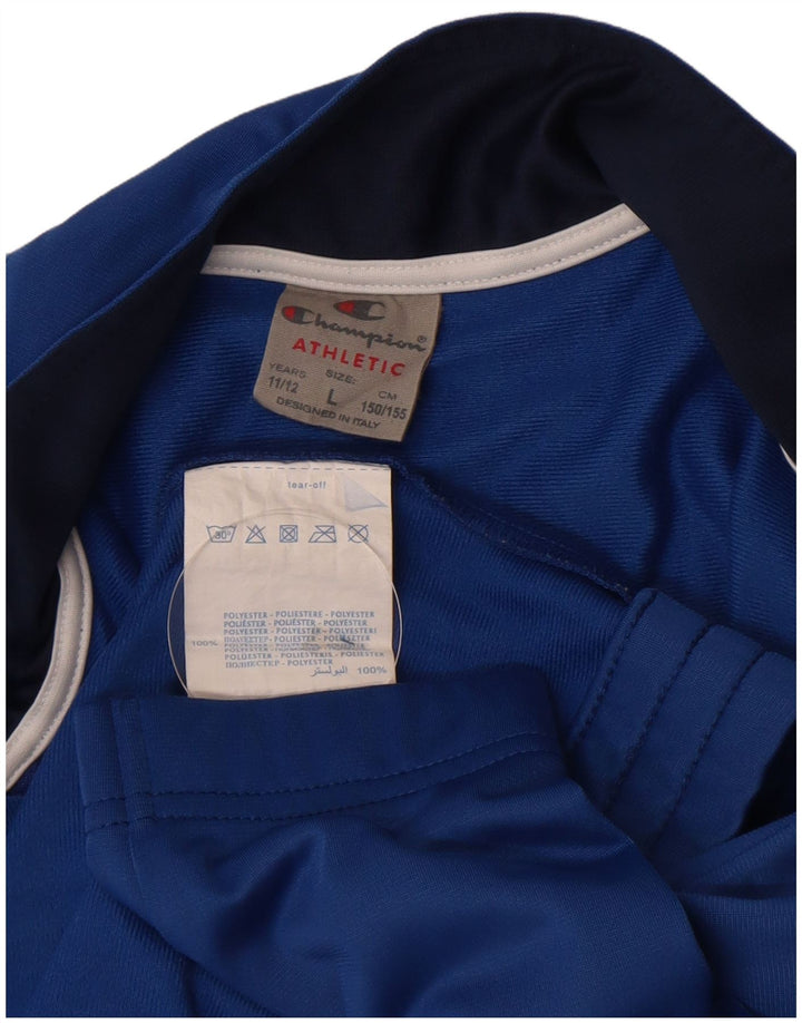 CHAMPION Veste de Survêtement Graphique Garçon 11-12 Ans Grand Bleu