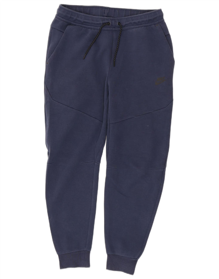 Nike Pantalon de survêtement pour homme en coton bleu marine moyen