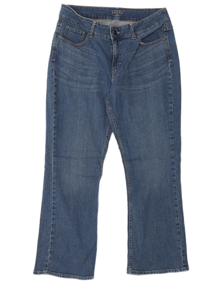 Lee Jeans Bootcut Riders pour femme US 12 Large W34 L28 Bleu Coton