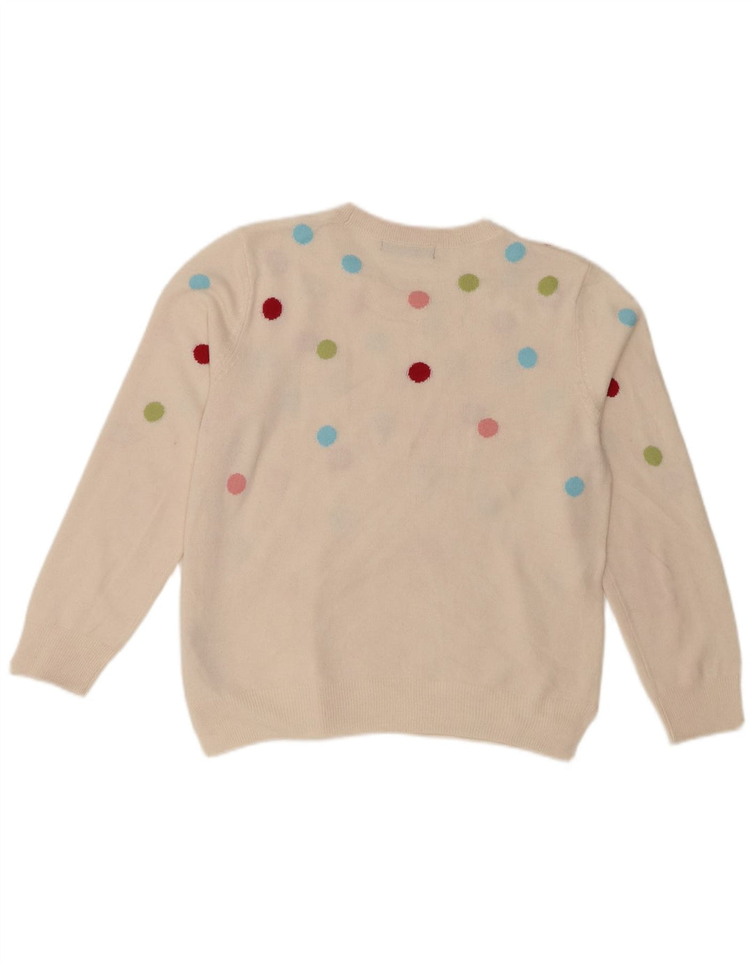 Marks & Spencer Pull à col rond pour femme UK 12 Medium Off White