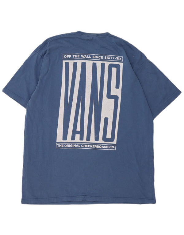 Vans T-shirt graphique coupe classique pour hommes, XL, bleu, coton
