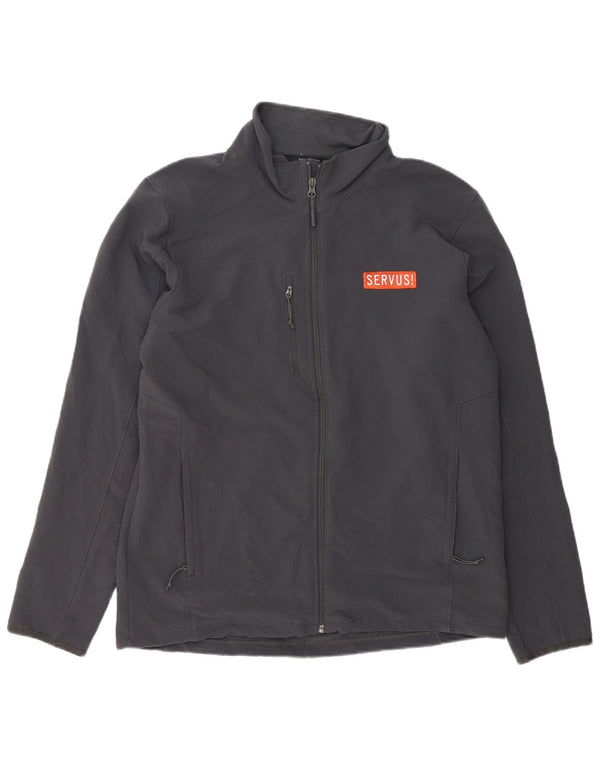 The North Face Mens Tracksuit Top Jacket Large Grey Polyester