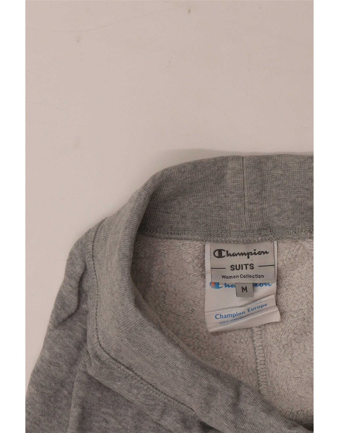 Champion Pantalon De Survêtement Femme UK 12 Coton Gris Moyen