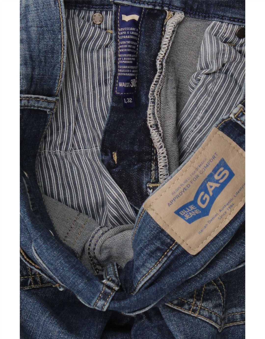 Gas Jean skinny femme W30 L32 bleu