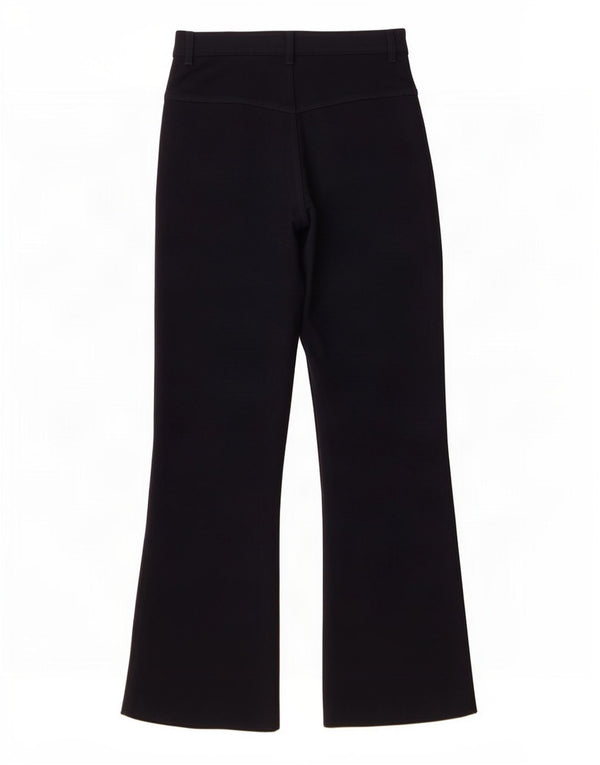 Pantalon décontracté évasé vintage pour femme W28 L31 Bleu Marine