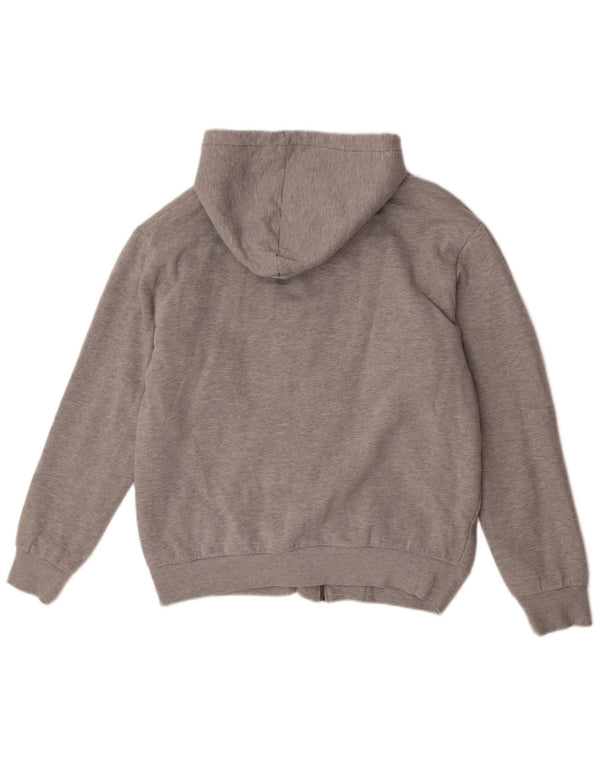 Dickies Pull à capuche zippé Sherpa pour hommes, grand coton gris
