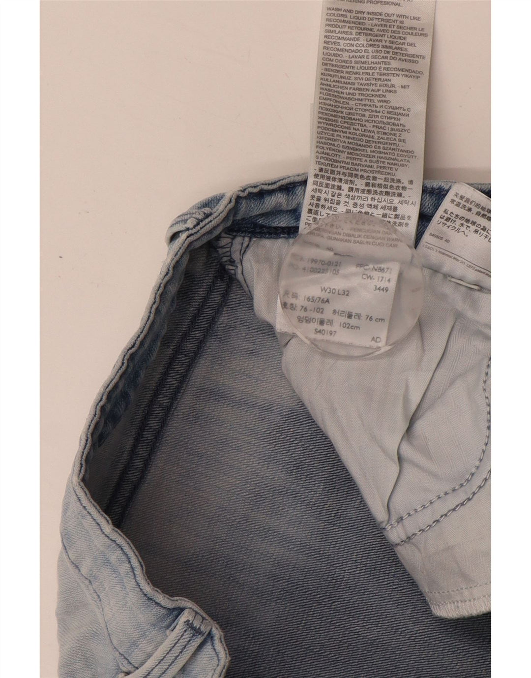 LEVI'S Jean Slim Femme W30 L30 Bleu Coton