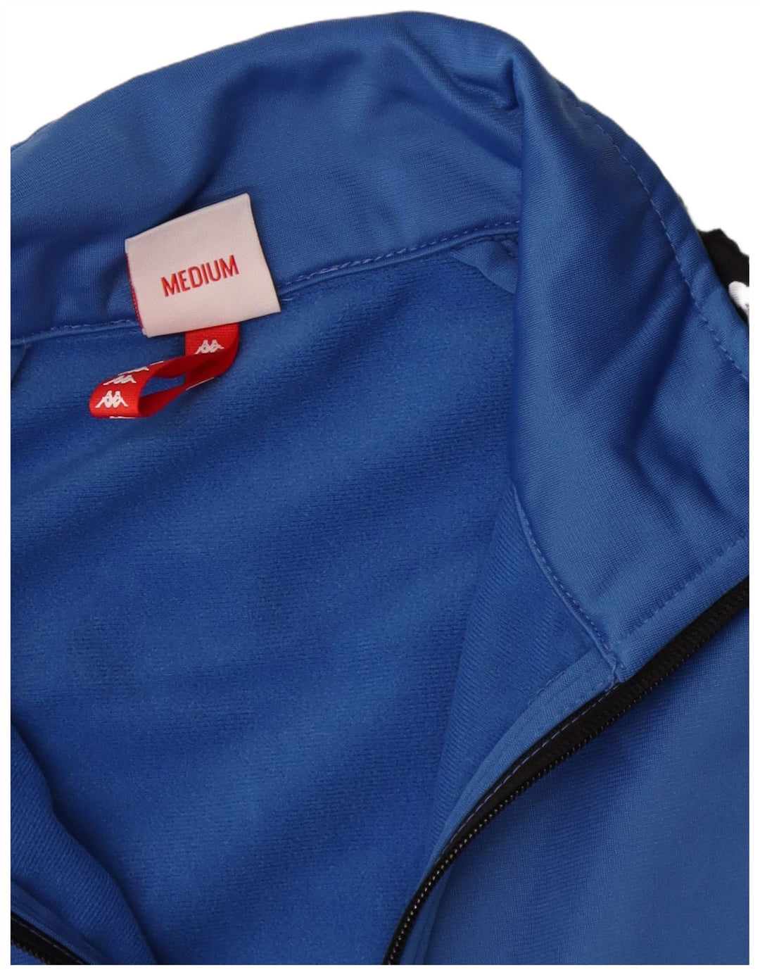 Kappa Veste de survêtement graphique pour femme UK 12 Bleu moyen Colourblock