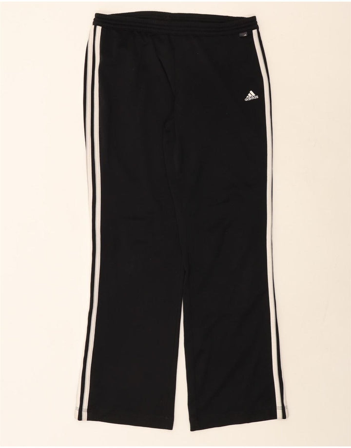 ADIDAS Pantalon de survêtement pour femme UK 16 Large Noir Polyester