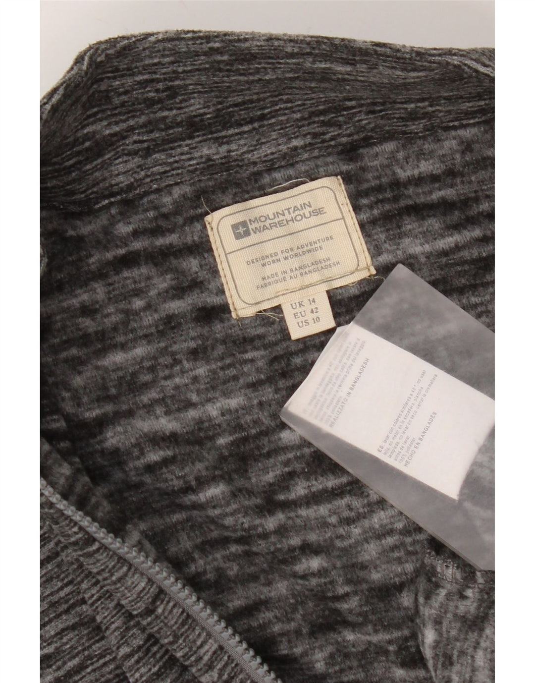 Mountain Warehouse Veste polaire pour femme UK 14 Large Gris Polyester