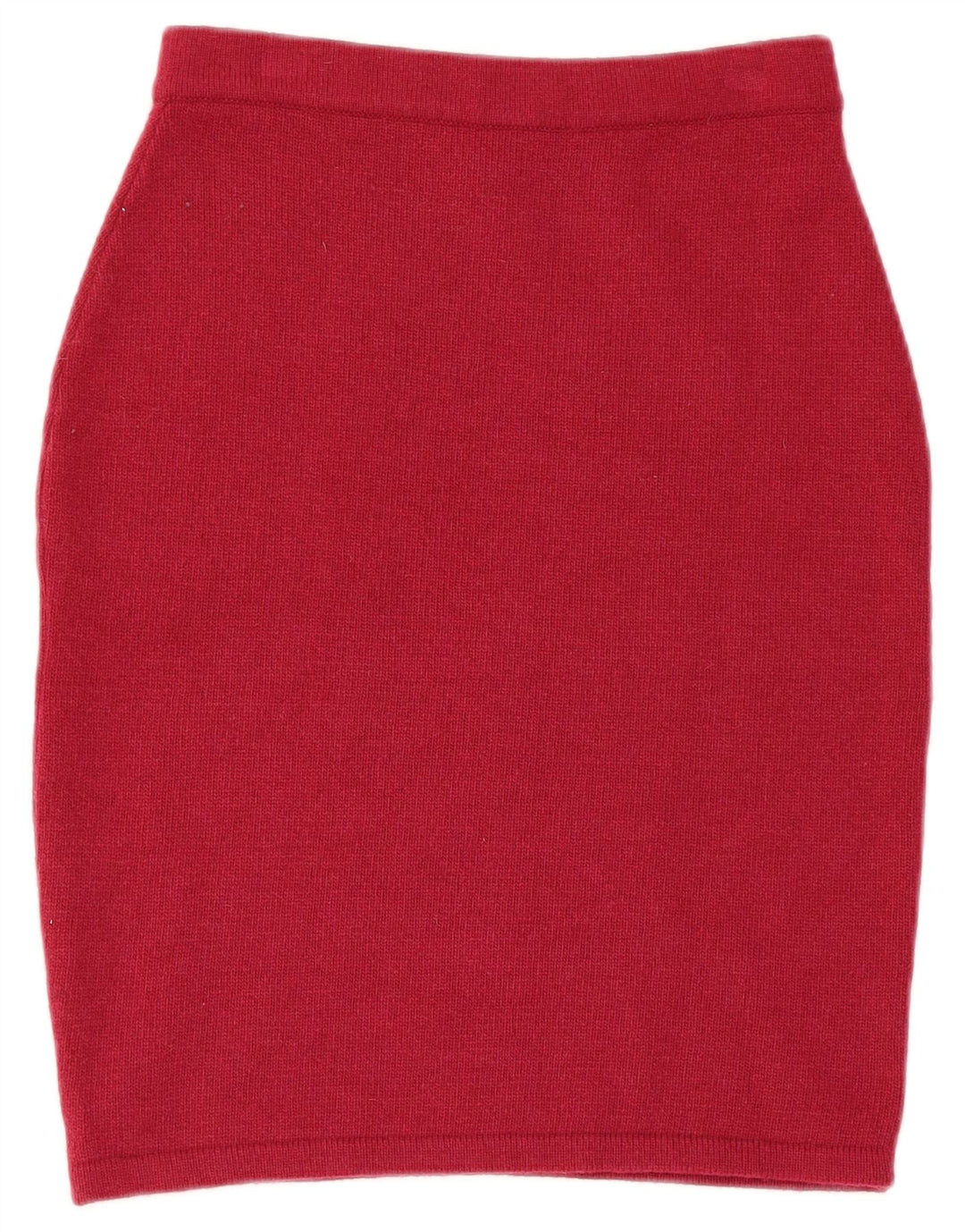 GYMNASIUM Jupe crayon en tricot pour femme Medium W26 Rouge Laine d'agneau